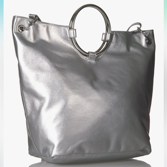 T-Shirt & Jeans Women's Ring Tote with Sequin Star Cross Body Handbag - Picture 2 of 8